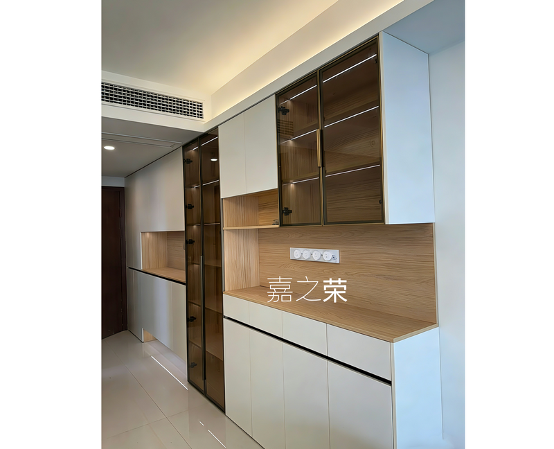 橡胶木PET柜门板